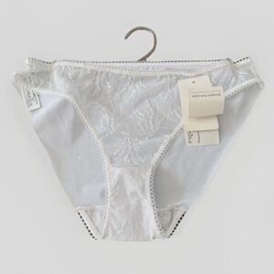 Simone Perele White Lace Bikini Panty